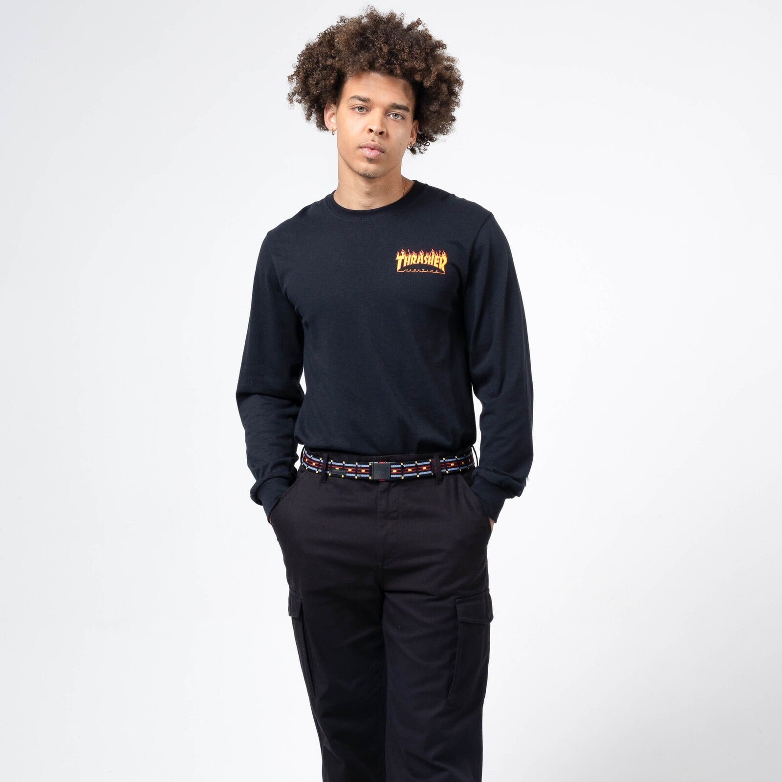 Cinturón Arcade Vernan Kee Slim Black