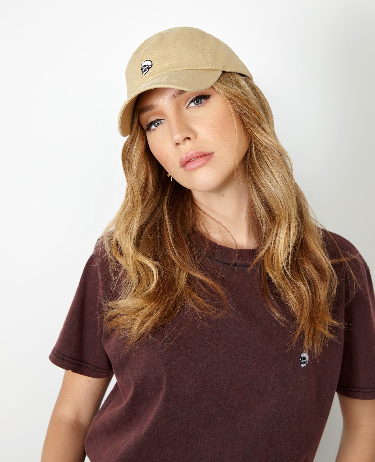Gorra Le Crane Washed cap Beige