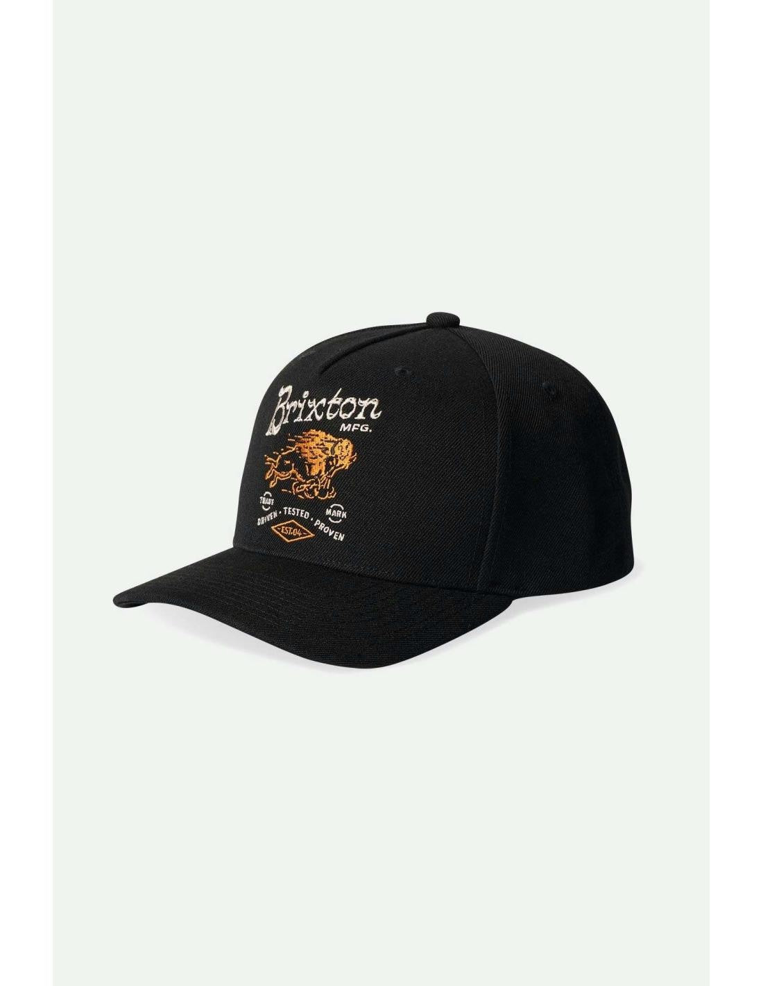 Gorra Brixton Charging Buffalo Black