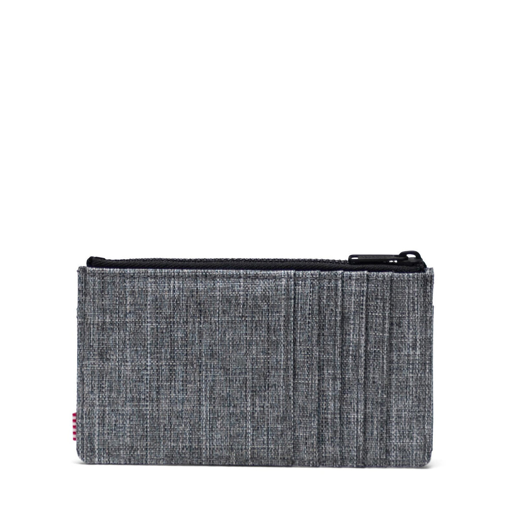 Tarjetero Herschel Oscar II con monedero Raven Crosshatch