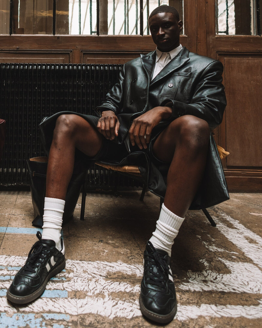 Coolway Goal Black Leather, Zapatillas Mujer