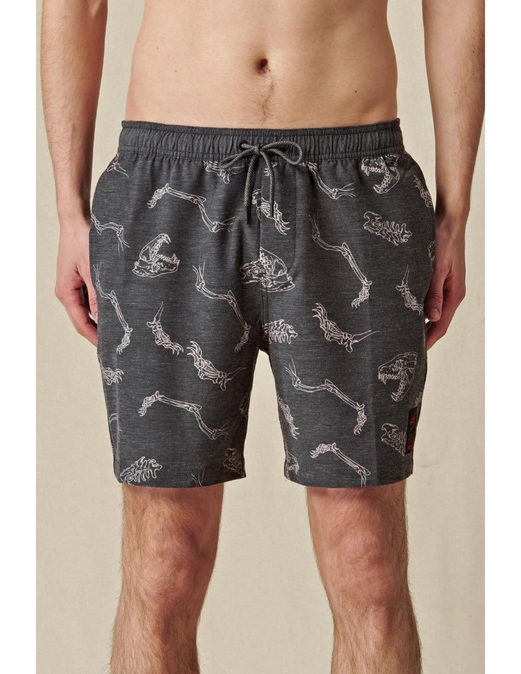 Bermuda Globe Dion Agius Poolshort Black