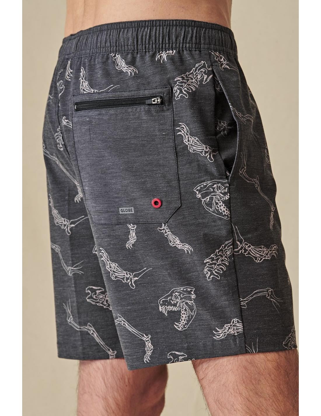 Bermuda Globe Dion Agius Poolshort Black