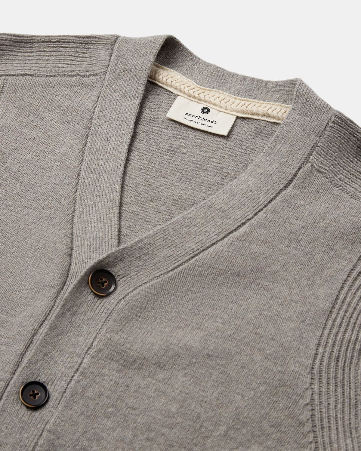 Cardigan Anerkjendt Aksvend Lambswool High Rise