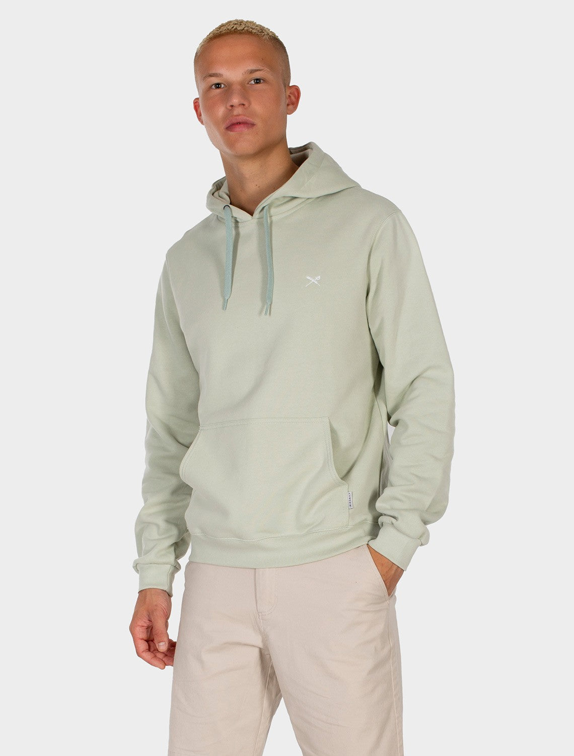 Sudadera Iriedaily Mini Flag 2 Hoody Light sage