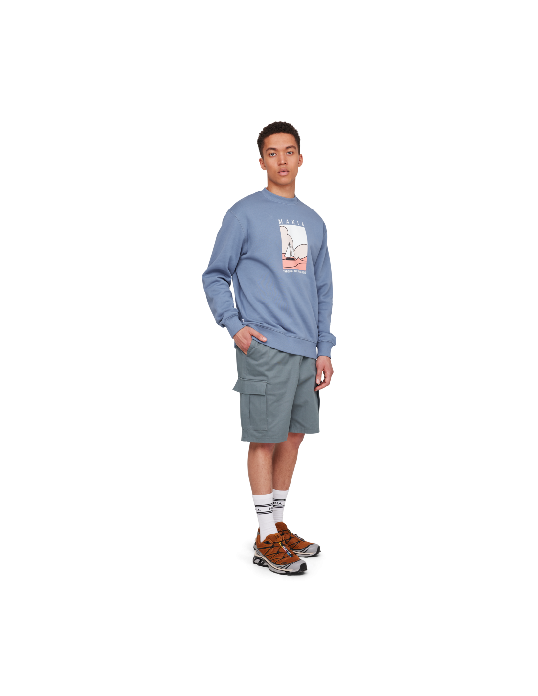 Sudadera Makia Sailaway Azul