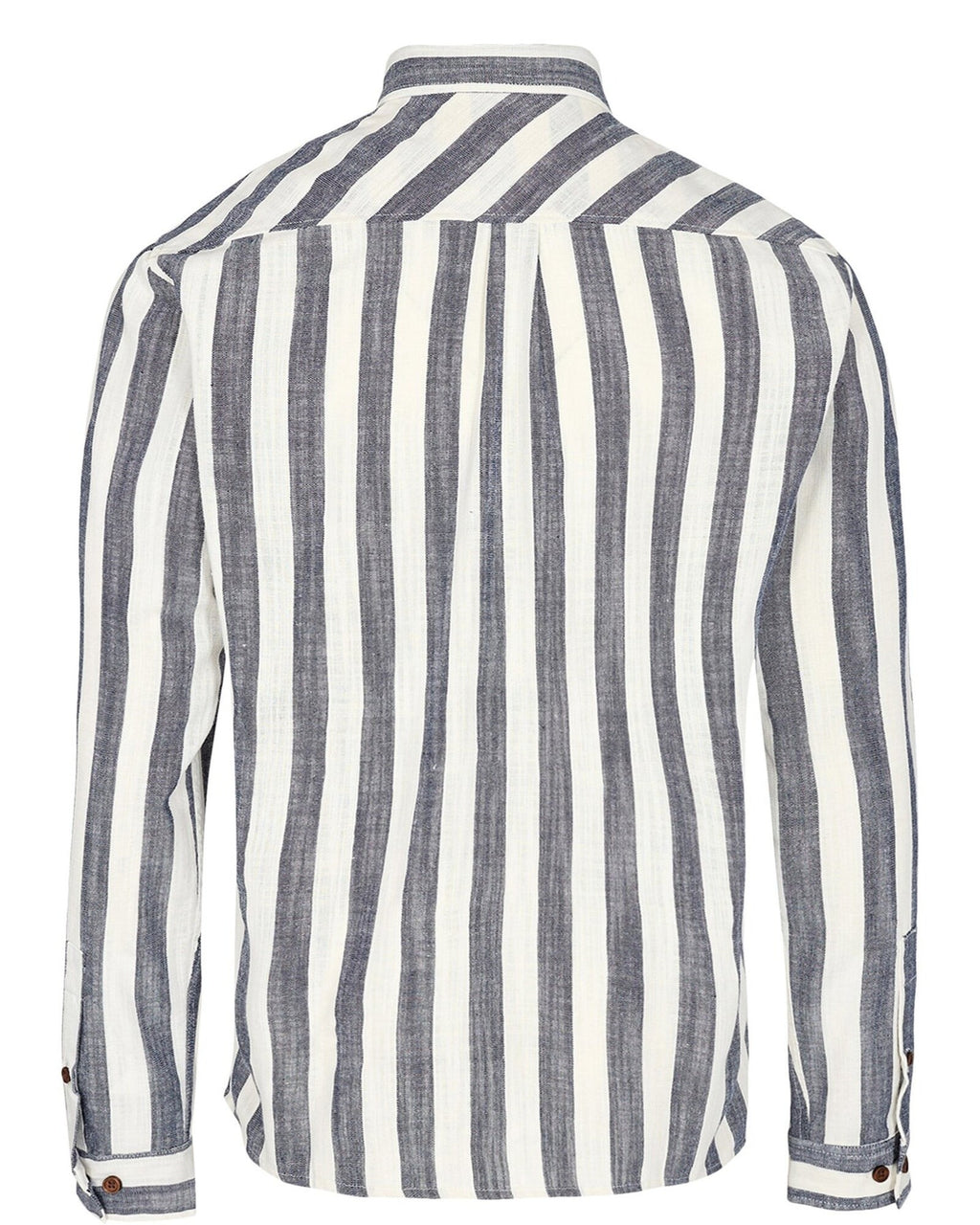 Camisa Anerkjendt Akleif Stripe Dark Navy