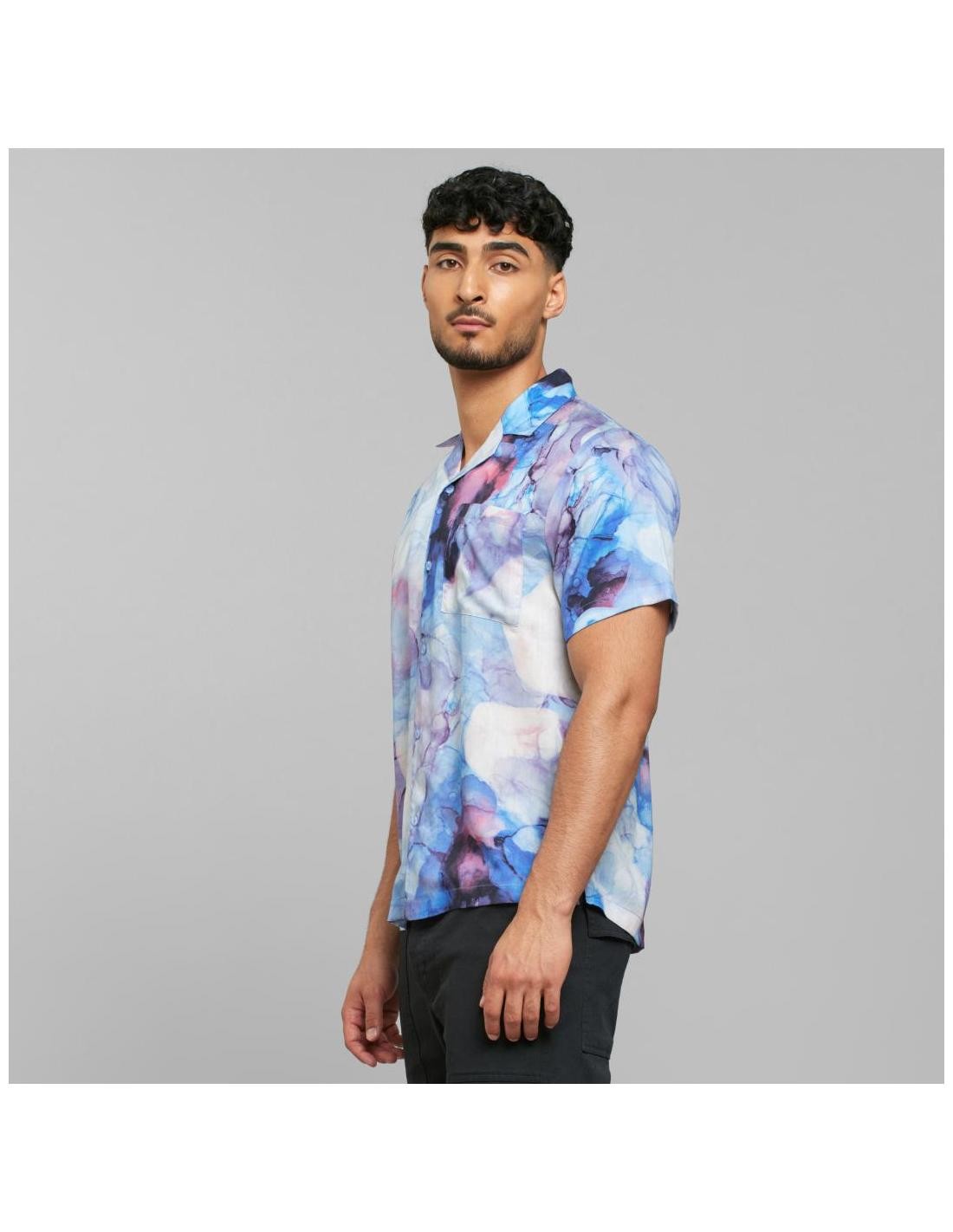 Camisa Dedicated Marstrand Ocean Ink Multicolor