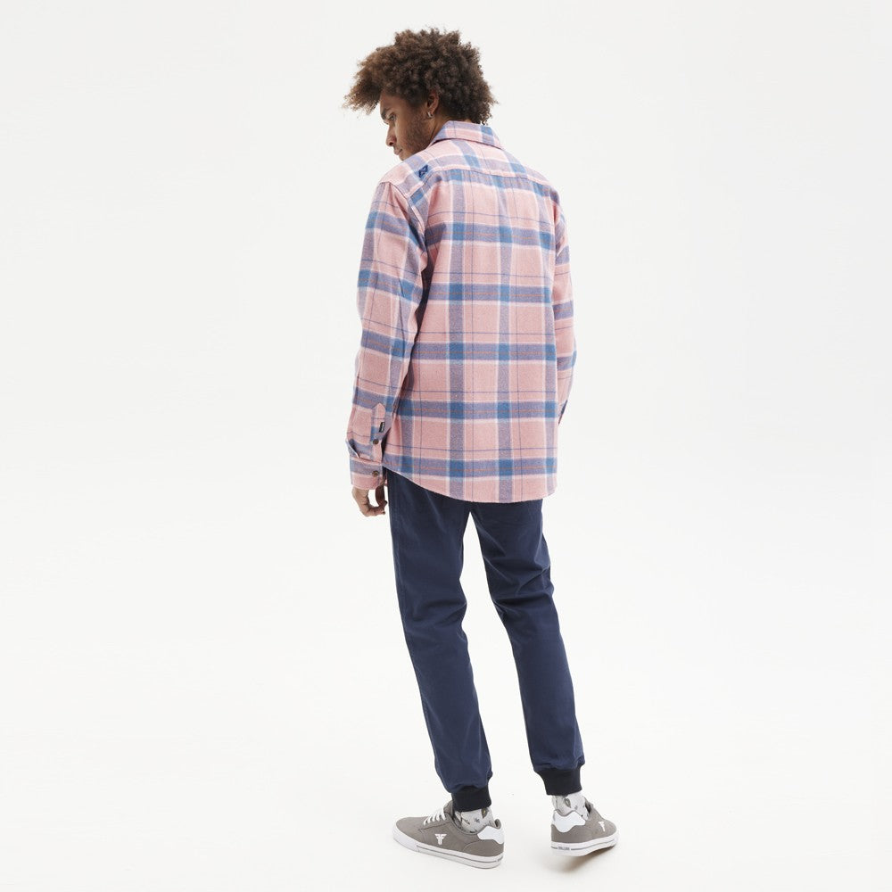 Camisa Hydroponic Flamingo Pink Check