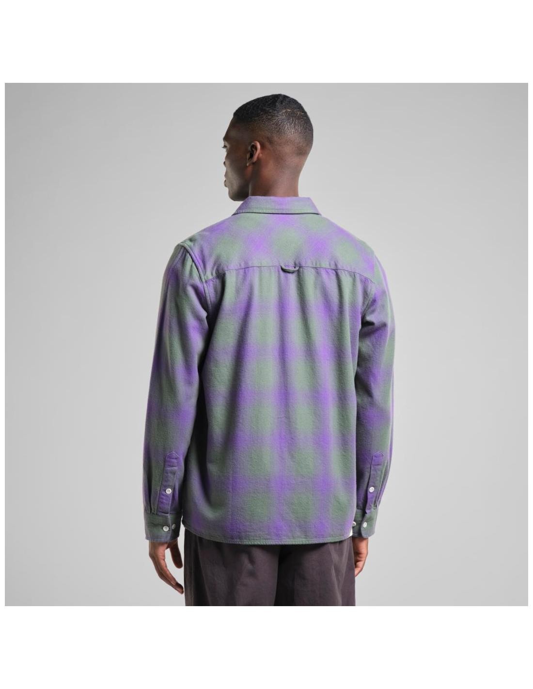 Camisa Dedicated Rute Flannel Shadow Check Purple