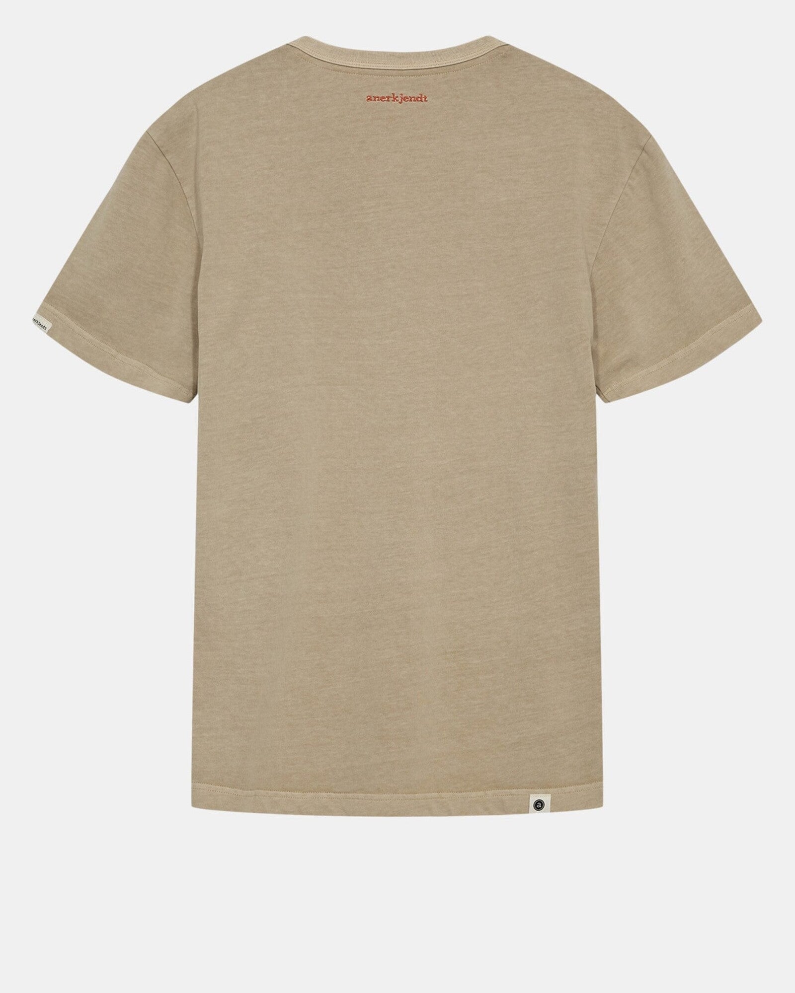 Camiseta Anerkjendt Akkikki Print Brown Rice