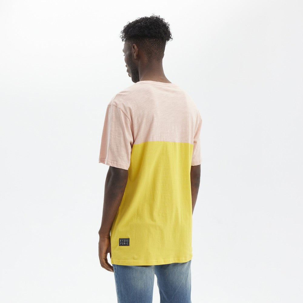 Camiseta Hydroponic Always Rosa y Amarillo