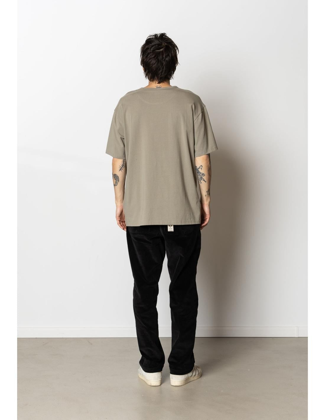 Camiseta Fat Moose Cave organic Grey Green