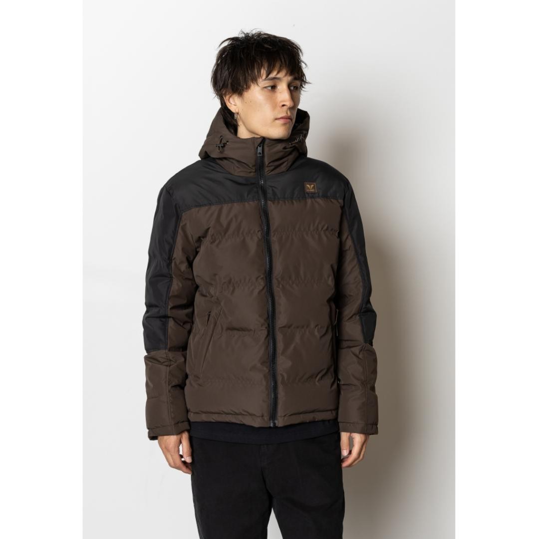 Puffer Fat Moose Birk Block Negro y Marron