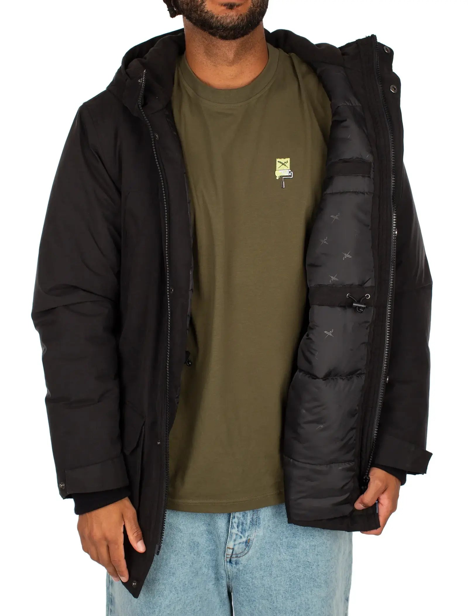 Abrigo Iriedaily Nilas Parka Black
