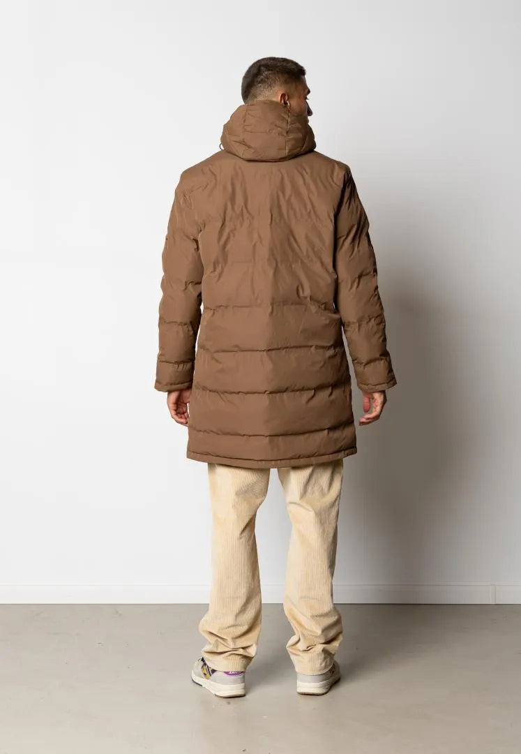 Chaqueta Fat Moose Birk Long Jacket Dark Brown