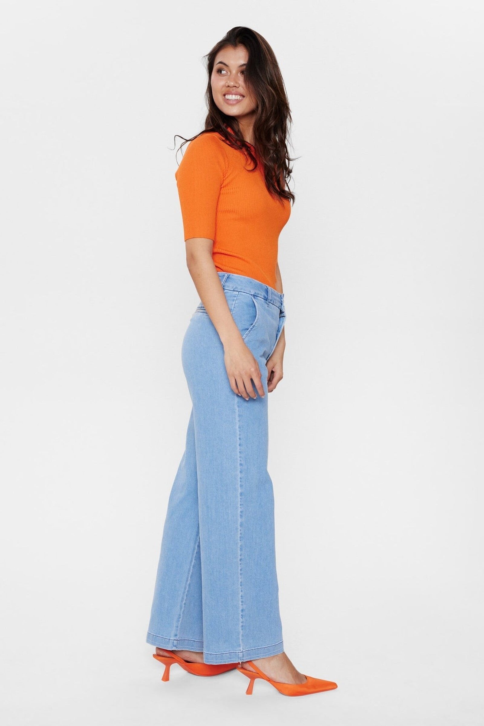 Pantalón Nümph Nuamber Pants Light Blue Denim