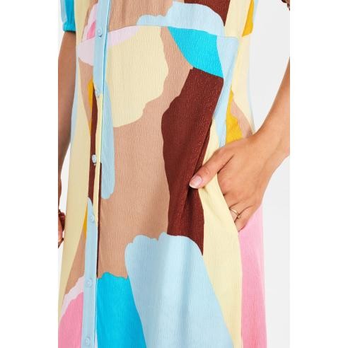 Vestido Nümph Nuziggie Sara Dress Crystal Blue