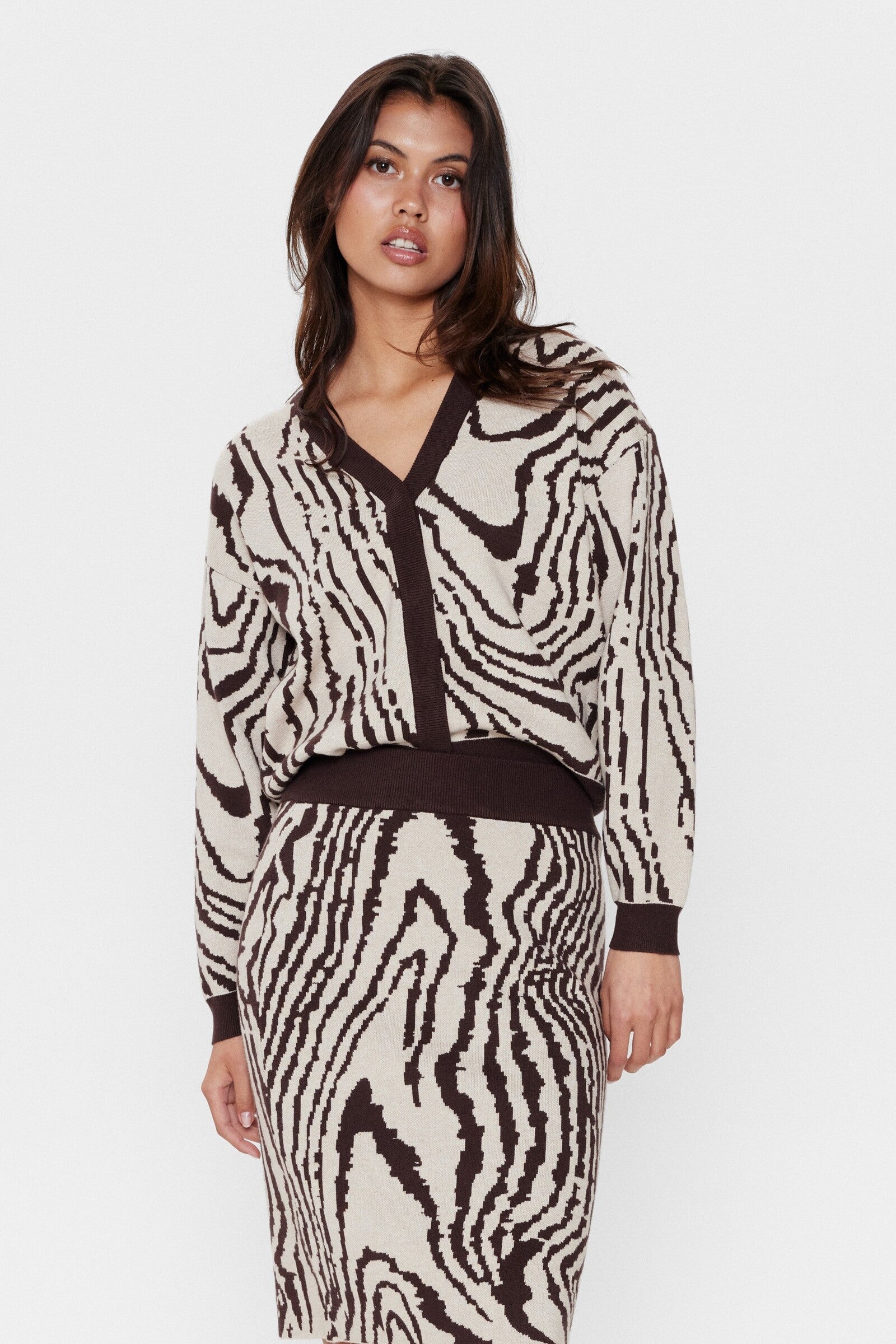 Falda Nümph Nuwoody Chicory Coffee