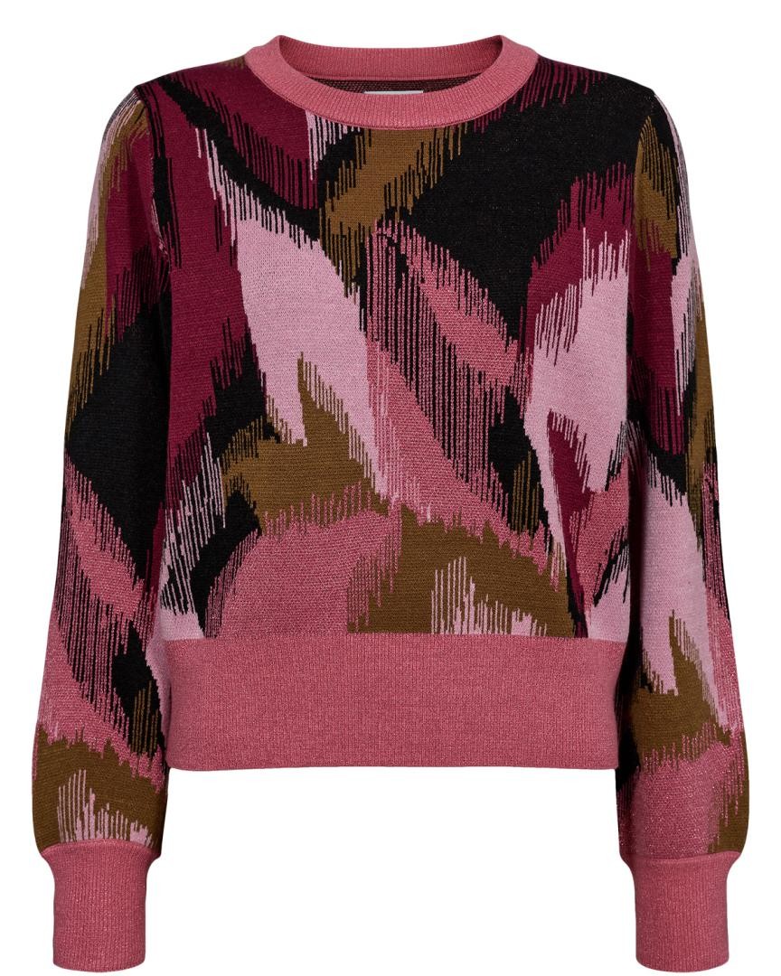 Jersey Nümph Nuleavy Pullover Camellia Rose