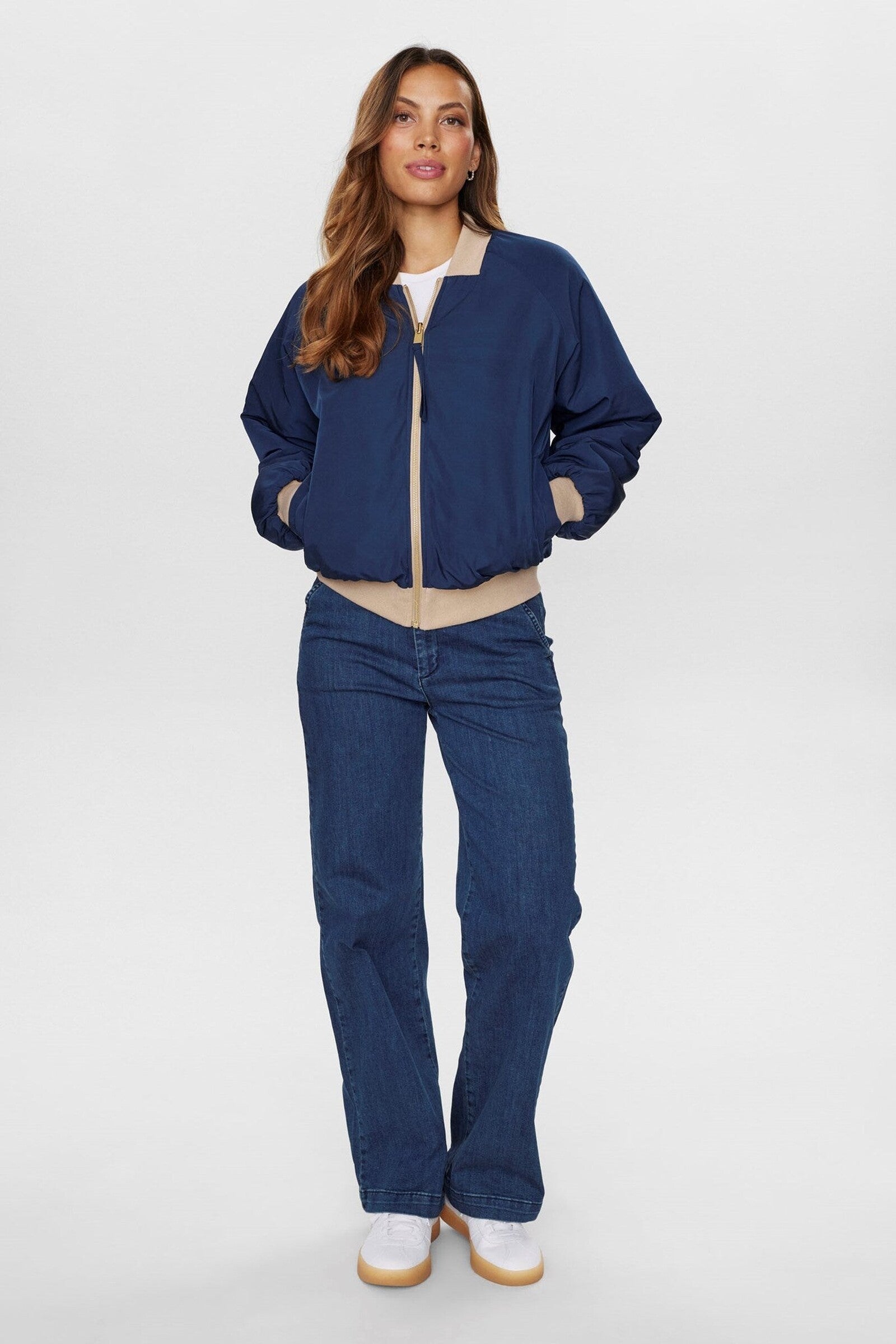 Chaqueta Nümph Neutra Reversible Dark Sapphire