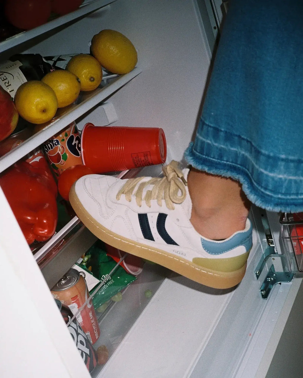 Coolway Goal Smokey White, Zapatillas Mujer