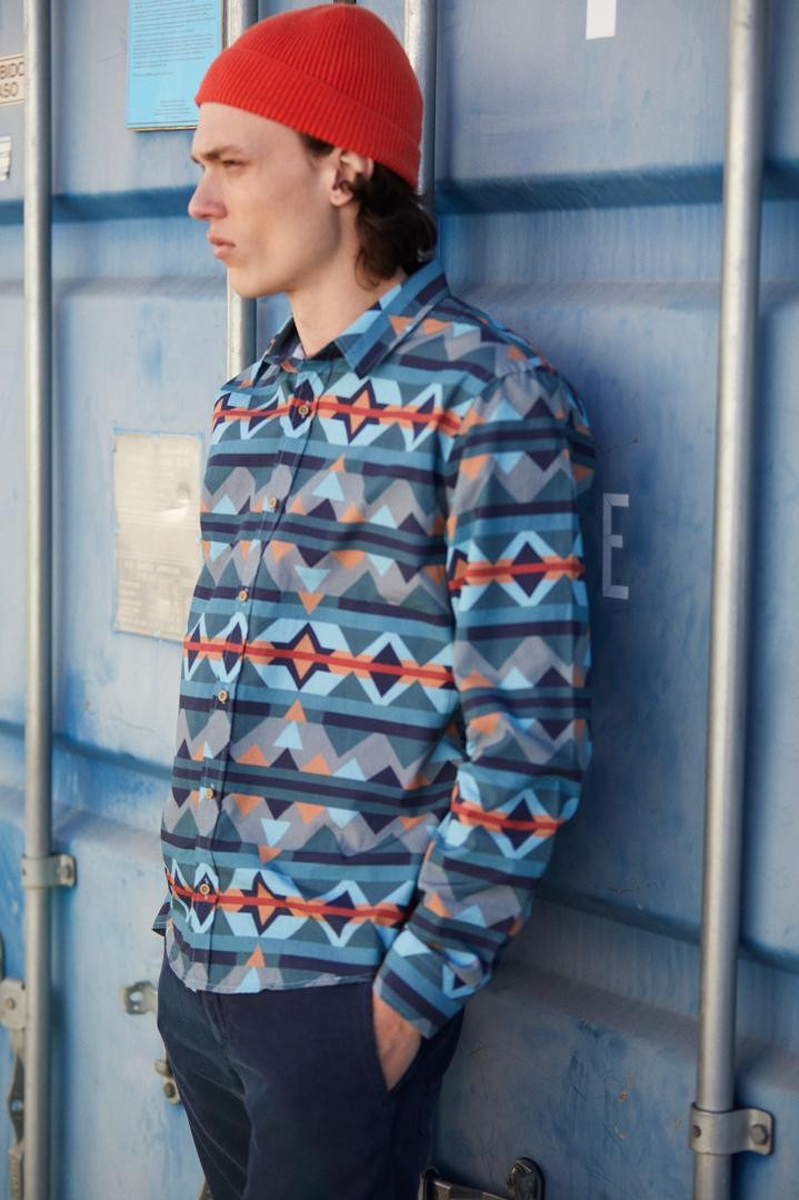 Camisa Tiwel Tribal Green Milieu