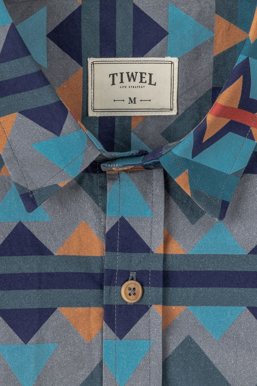 Camisa Tiwel Tribal Green Milieu