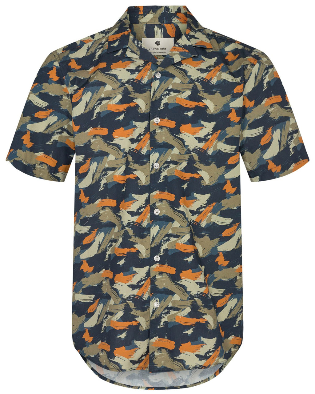 Camisa Anerkjendt Akleo Poplin Red orange