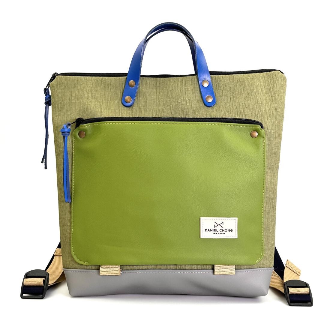 Mochila Daniel Chong Book Holder Cuadrada impermeable DZ