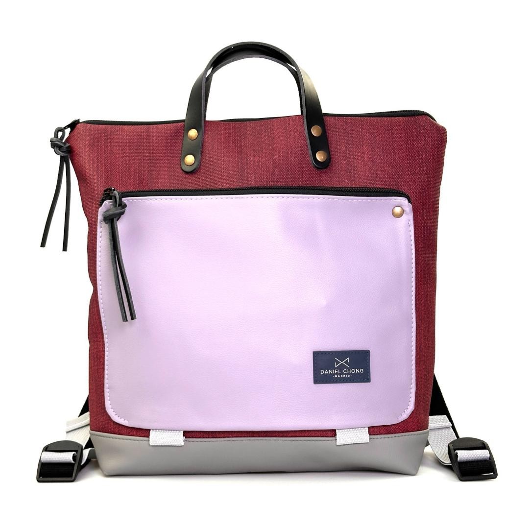 Mochila Daniel Chong Book Holder Cuadrada impermeable DZ