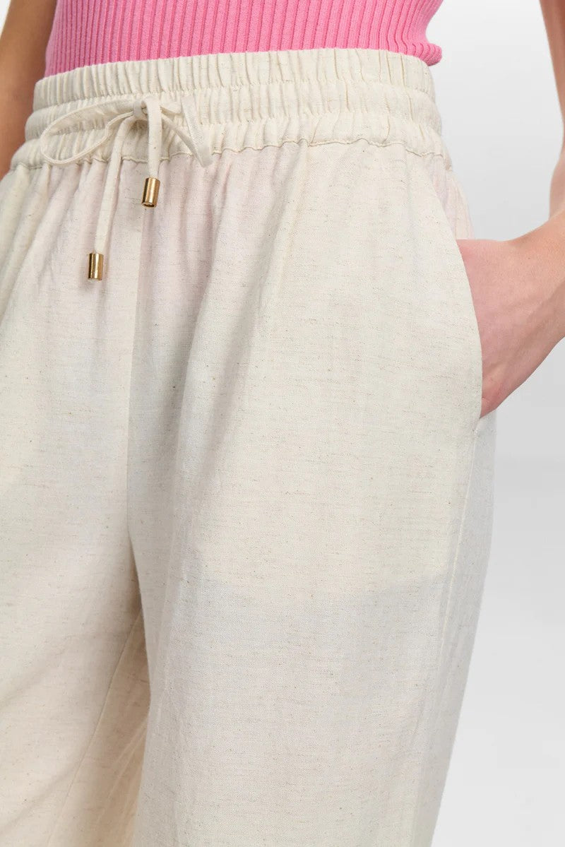 Pantalones Nümph Nutusa Pants Sesame Melange