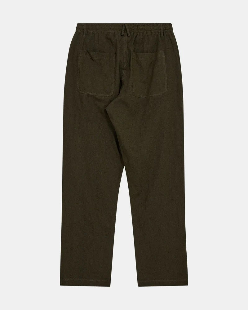 Pantalones Anerkjendt Akjan Lino Forest Night