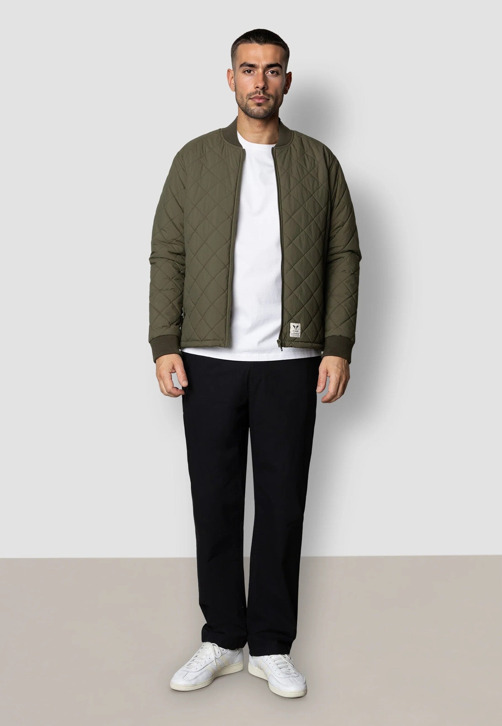 Chaqueta Fat Moose Camp quilt jacket Army