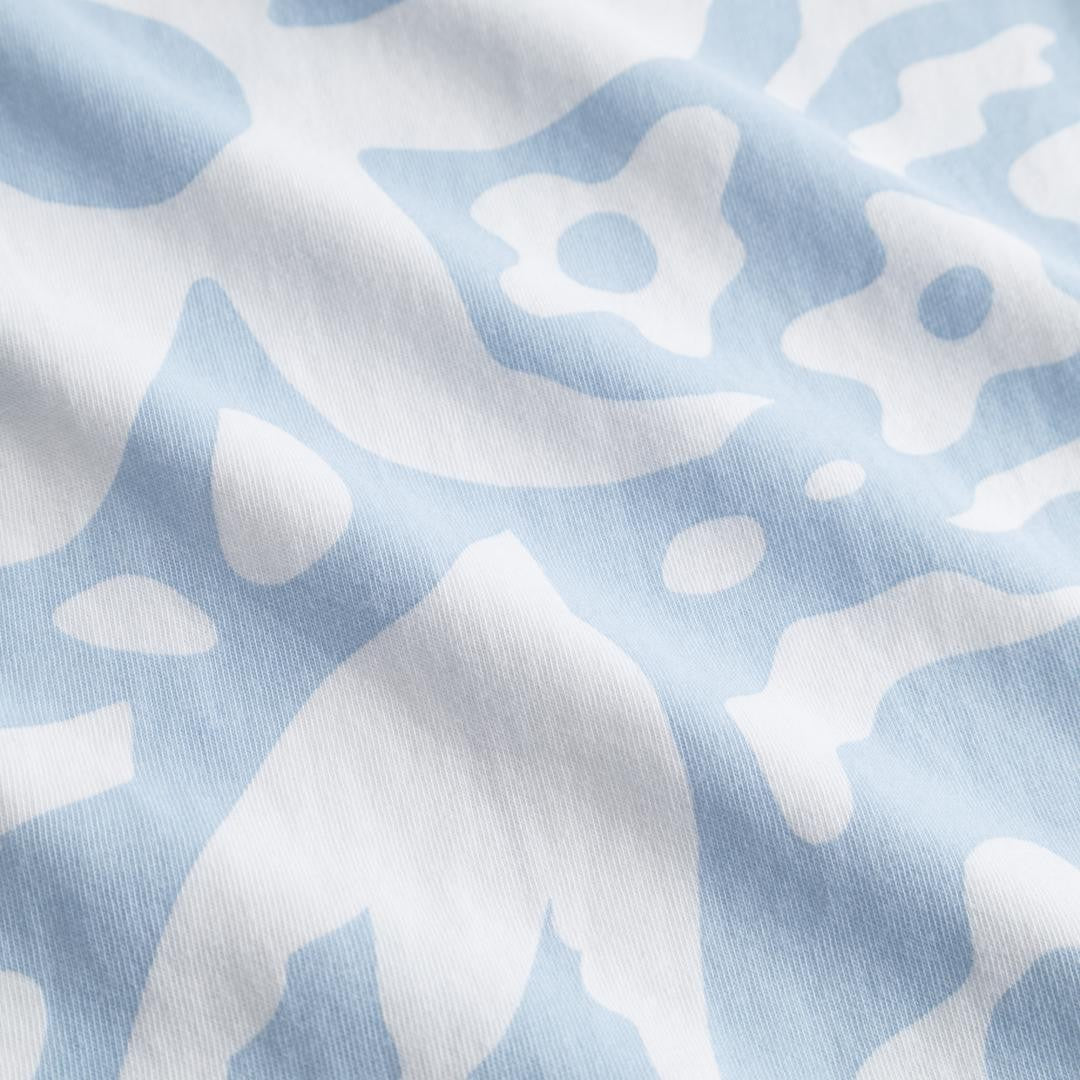 Camiseta Dedicated Stockholm Wonky Beach Skyway Blue