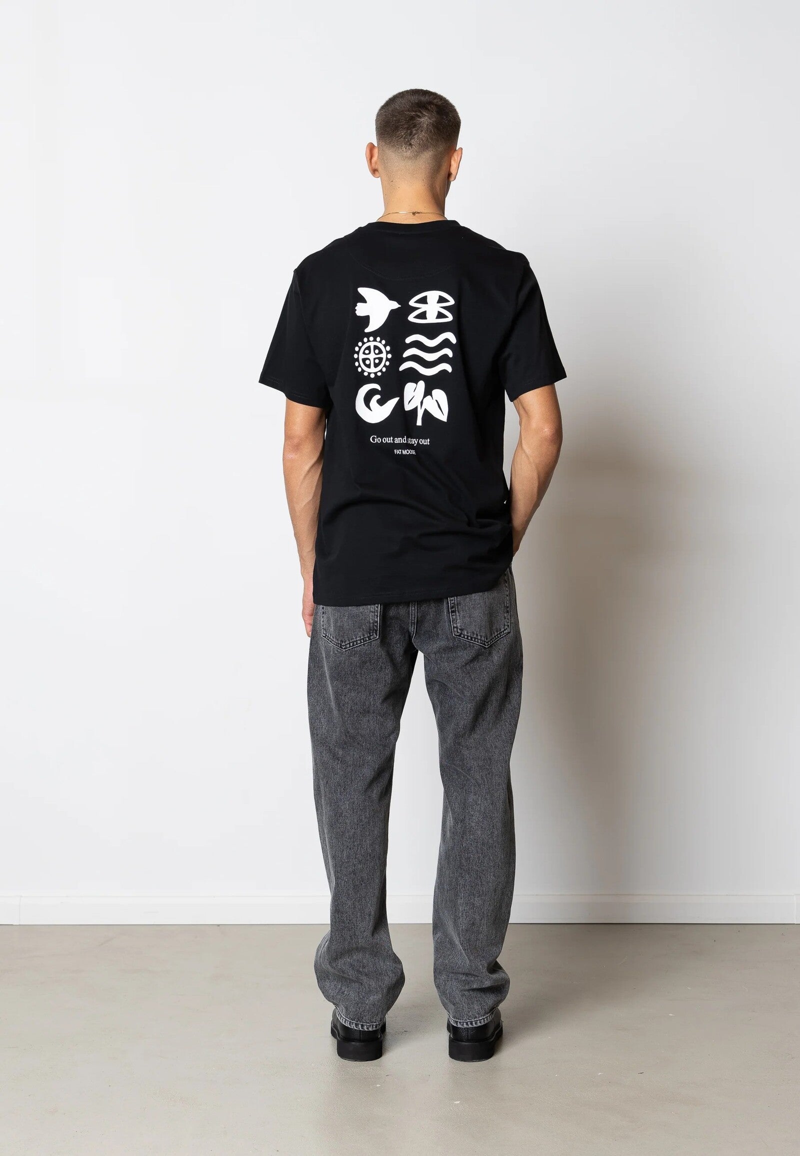 Camiseta Fat Moose Lutz T-shirt Black