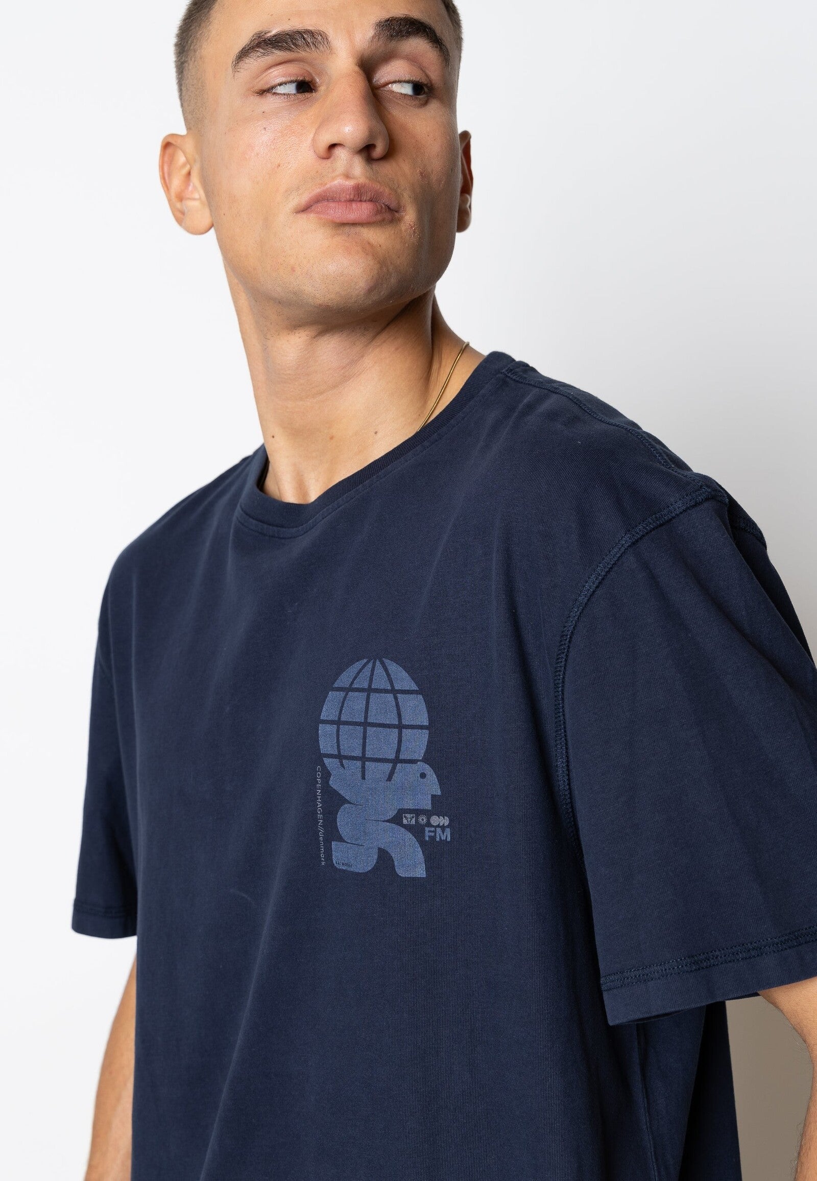 Camiseta Fat Moose Blaze T-shirt Navy