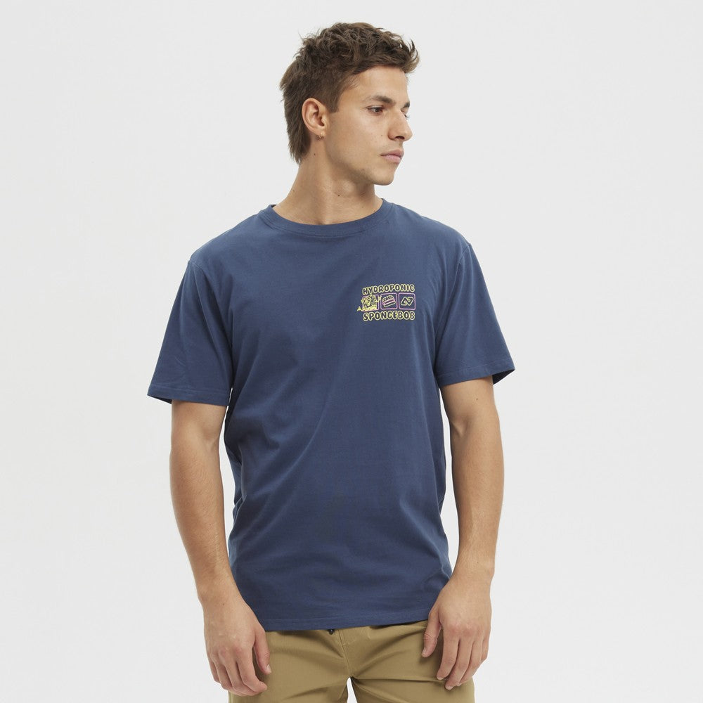 Camiseta Hydroponic x Bob Esponja Neon Dark Blue