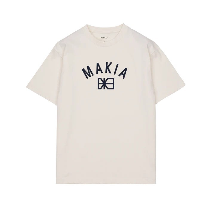 Camiseta Makia Port T-Shirt Natural White