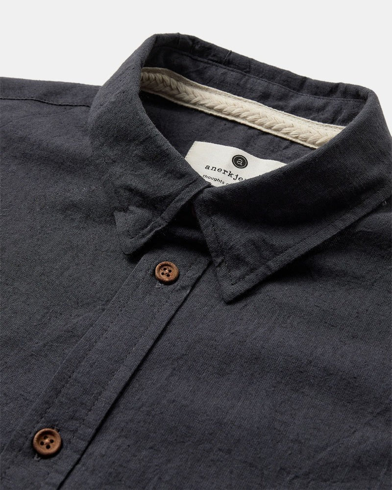 Camisa Anerkjendt Akleif Dark Grey