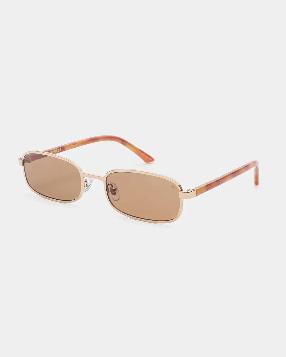 Gafas de sol A.Kjaerbede Noah Gold Burnt Amber