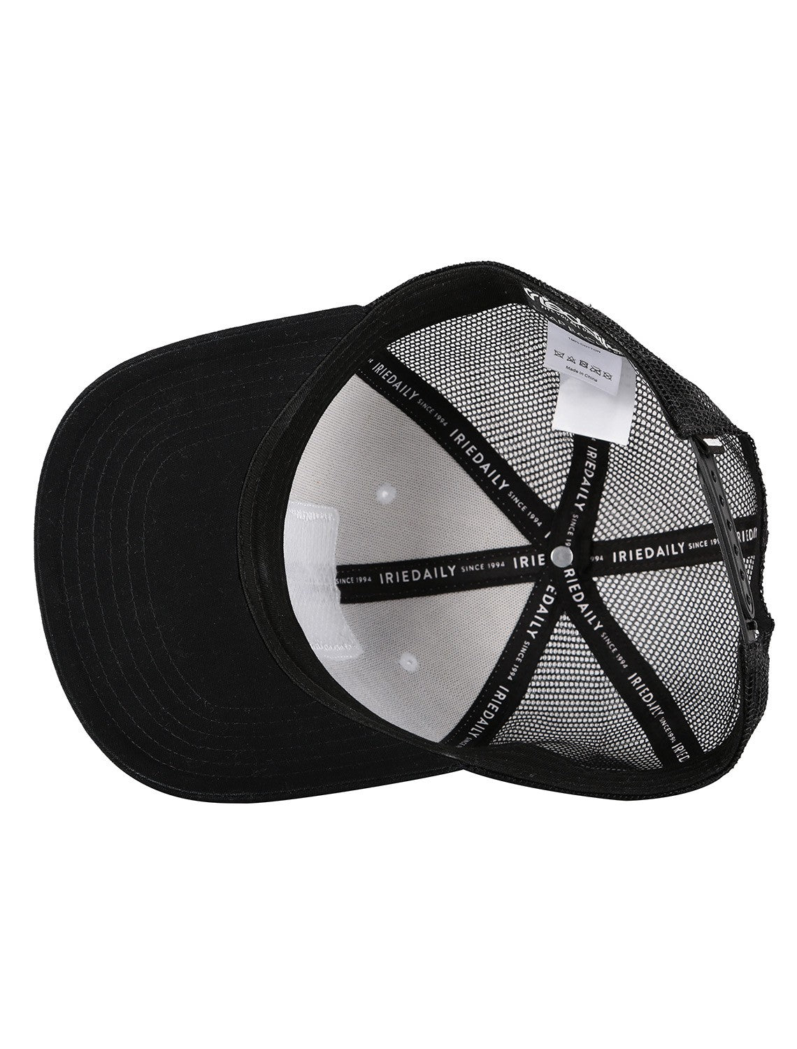 Gorra Iriedaily Stonefinger Meshcap Black White