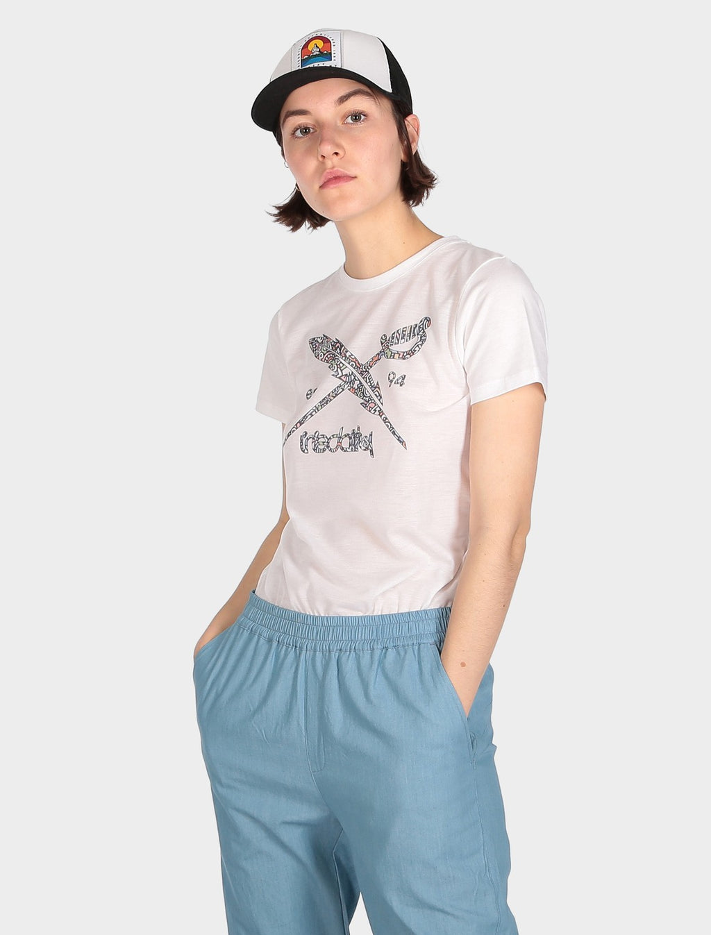 Gorra Iriedaily Stonefinger Meshcap Black White