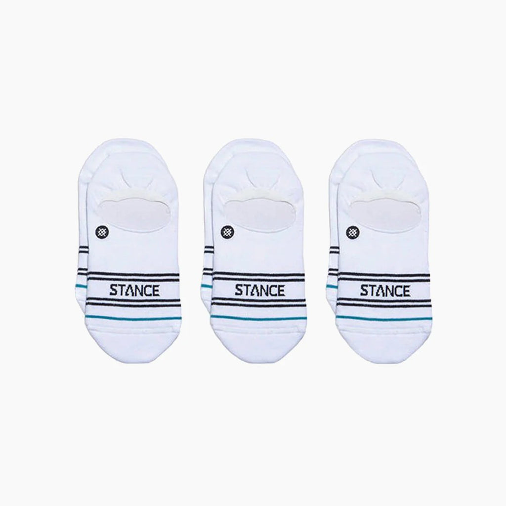 Calcetines Invisibles Stance Basic Blanco Pack 3