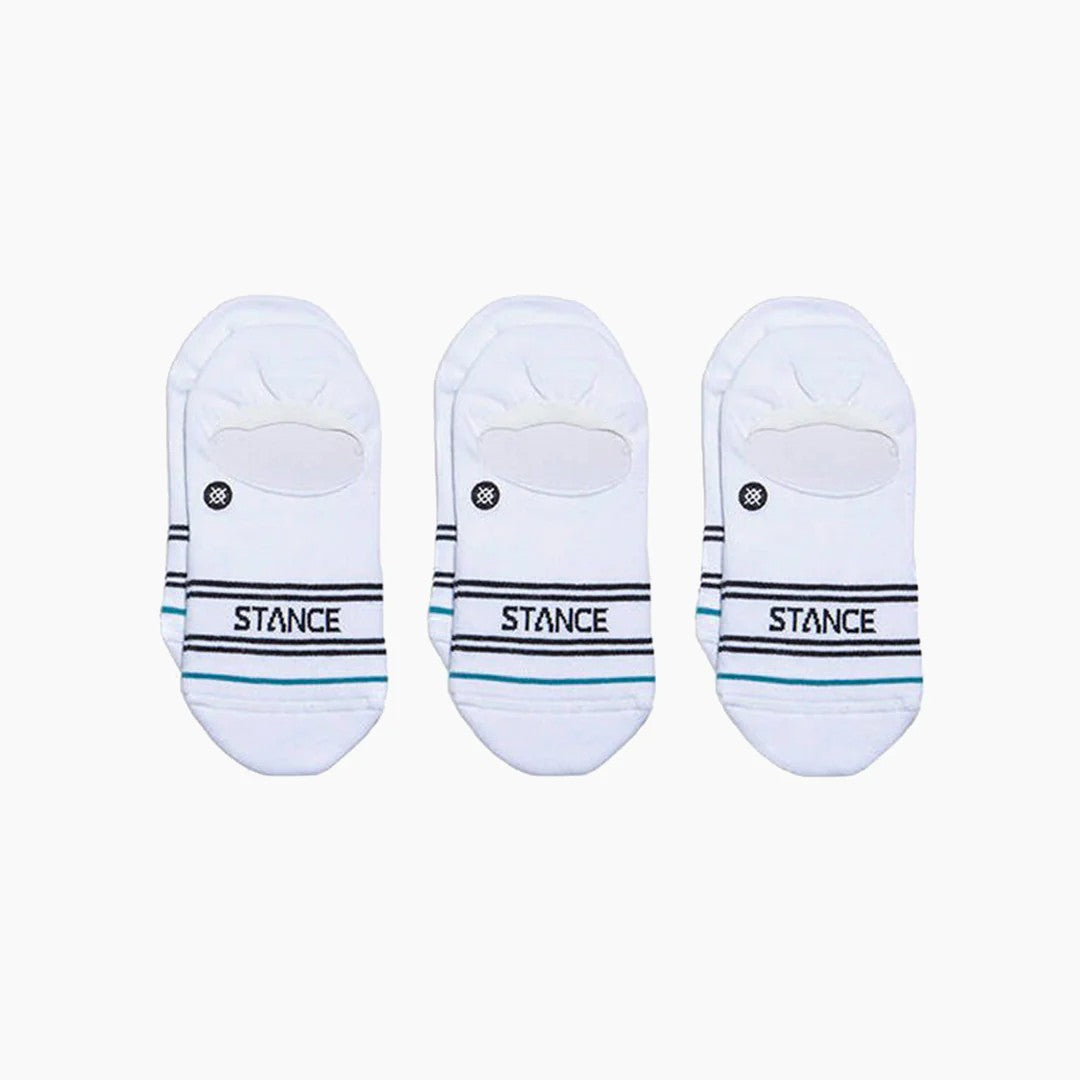 Calcetines Invisibles Stance Basic Blanco Pack 3