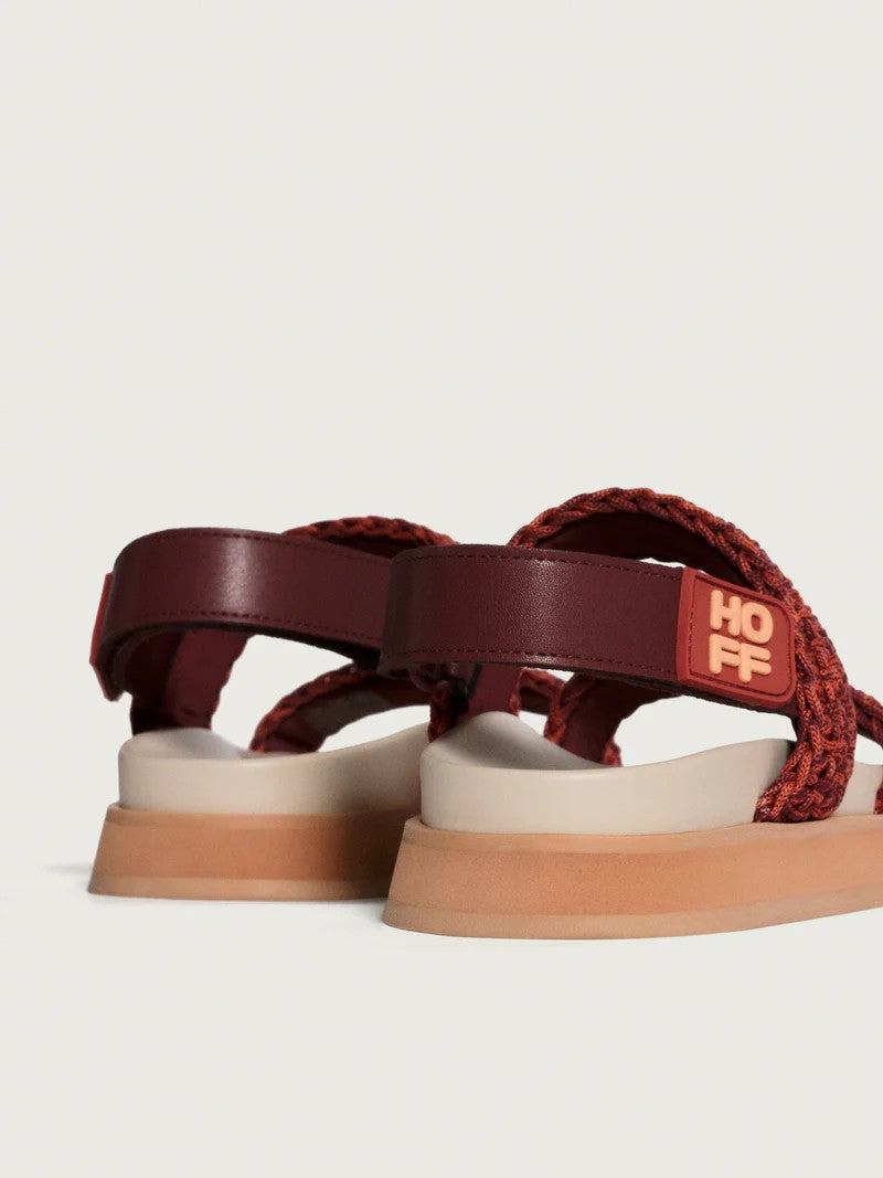 Sandalia Hoff Galdana Terracota Mujer