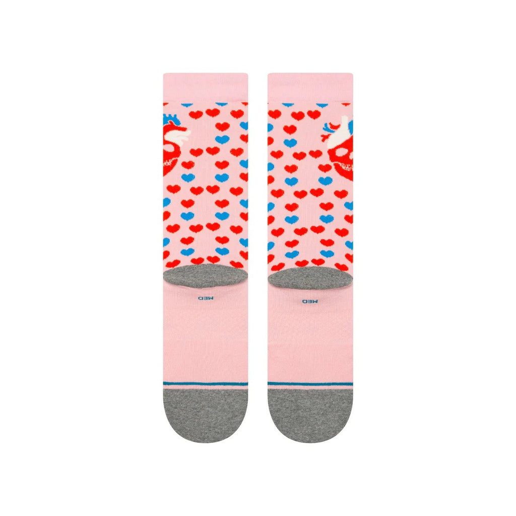 Calcetines Stance Hearted Crew Sock Pink