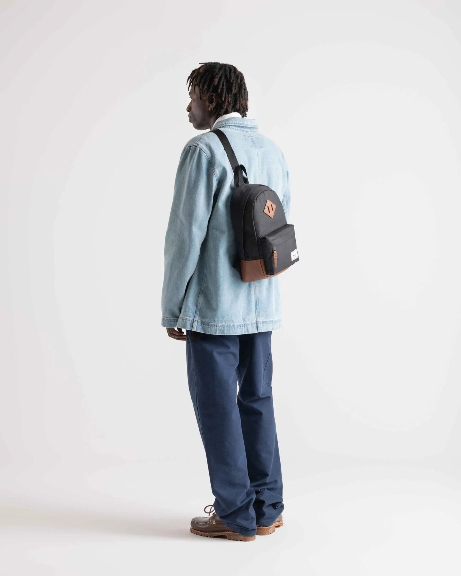Bolso Herschel Heritage Raven Crosshatch