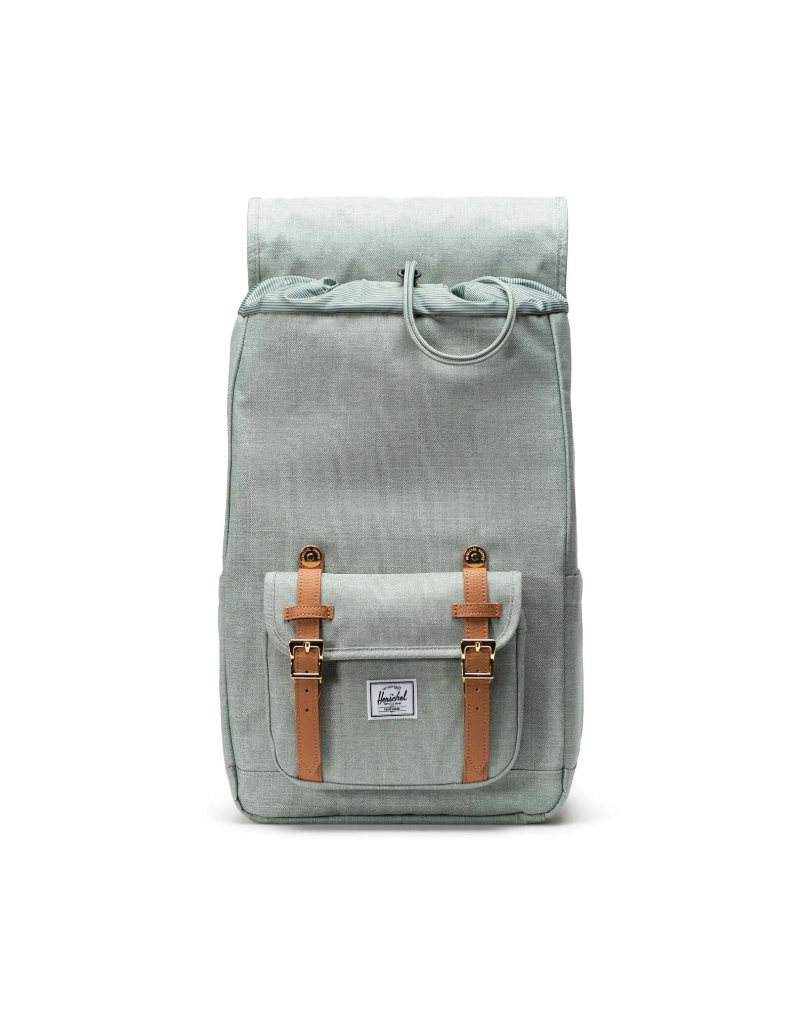 Mochila Herschel Little America Mid Volume Iceberg Green Crosshatch