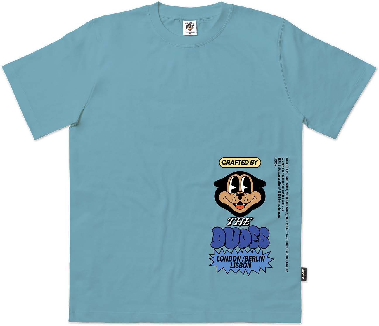 Camiseta The Dudes Craftee Milky Blue